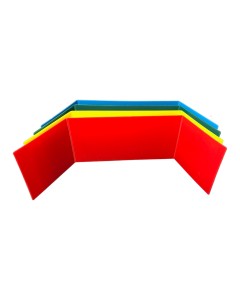 12"H Corrugated Plastic Desktop Sneeze Guard Sets