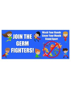 Join The Germ Fighters Floor Decal Set