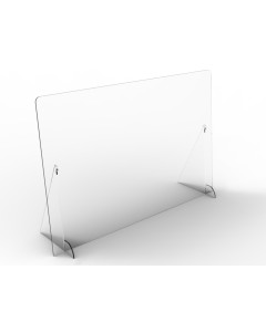 Polycarbonate Angled Tabletop Dividers