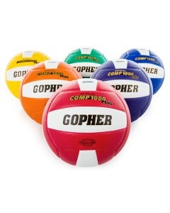 Gopher Comp Rainbow 1000 Plus Composite Volleyballs