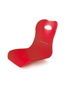 Rounded seat bottom lets users rock in any direction