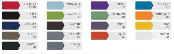 Custom color options